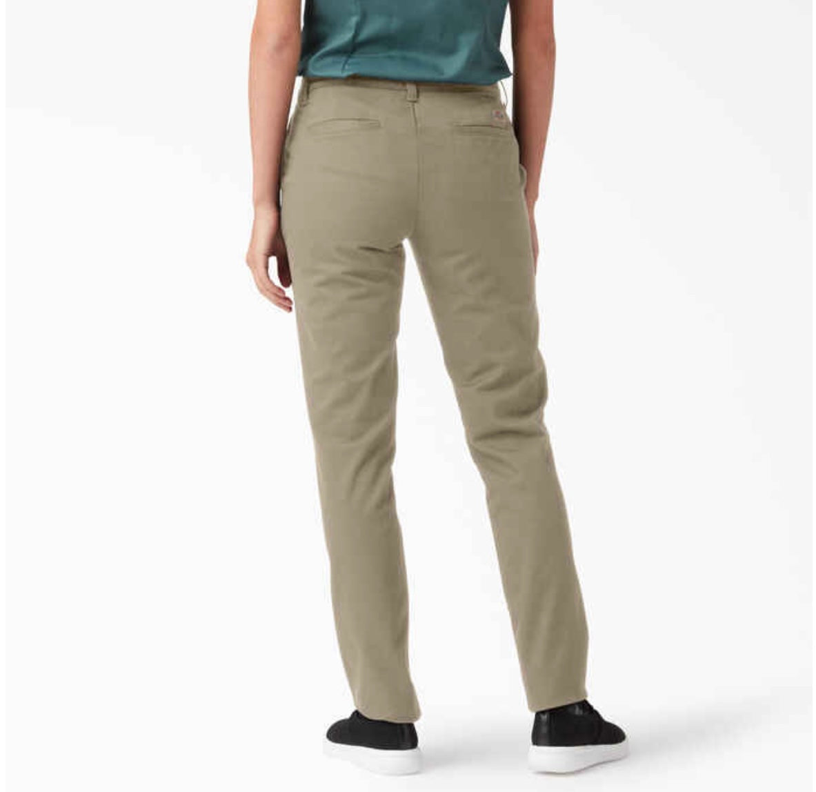 Women’s Skinny Twill Pants (Khaki and Black)