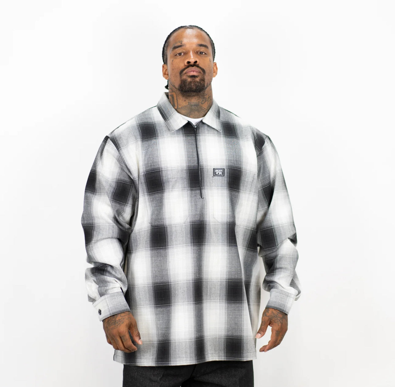 Fb County 1/2 Zip Long Sleeve Shirt (3 colors)