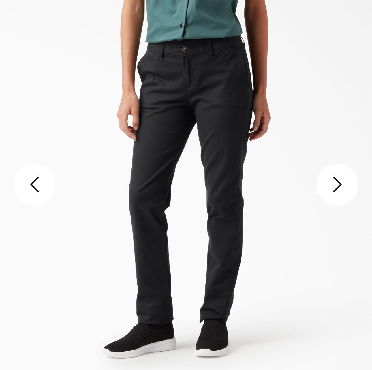 Women’s Skinny Twill Pants (Khaki and Black)