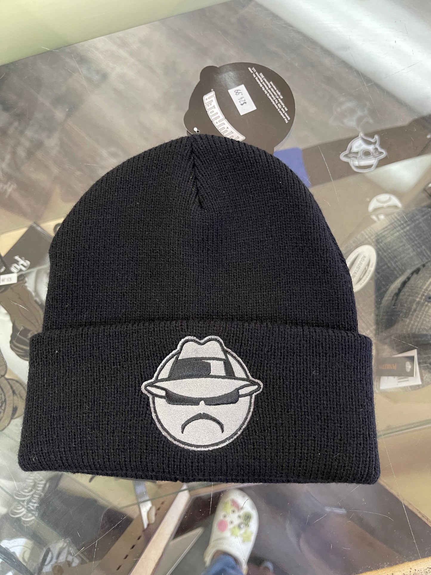 Lowrider Beanie Hats (Black and Blue)