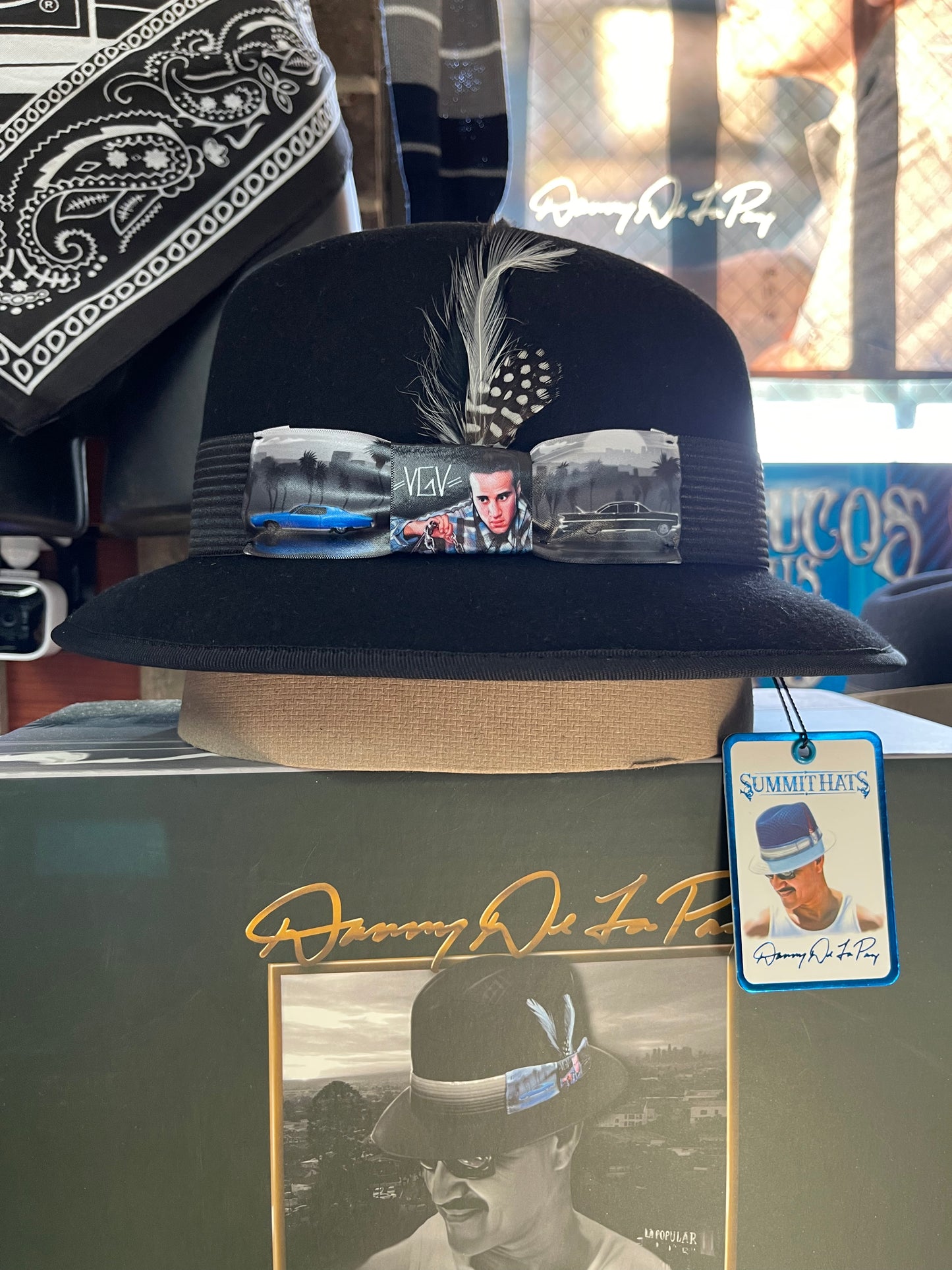 Danny De La Paz Black VGV Lowrider Hat