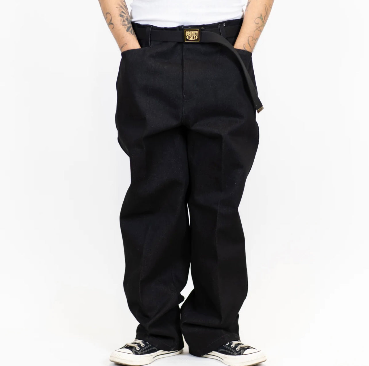 Fb County OG Black Denim Pants