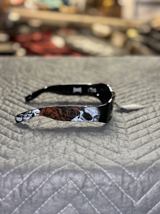 Dyse One Skull and Roses Sunglasses