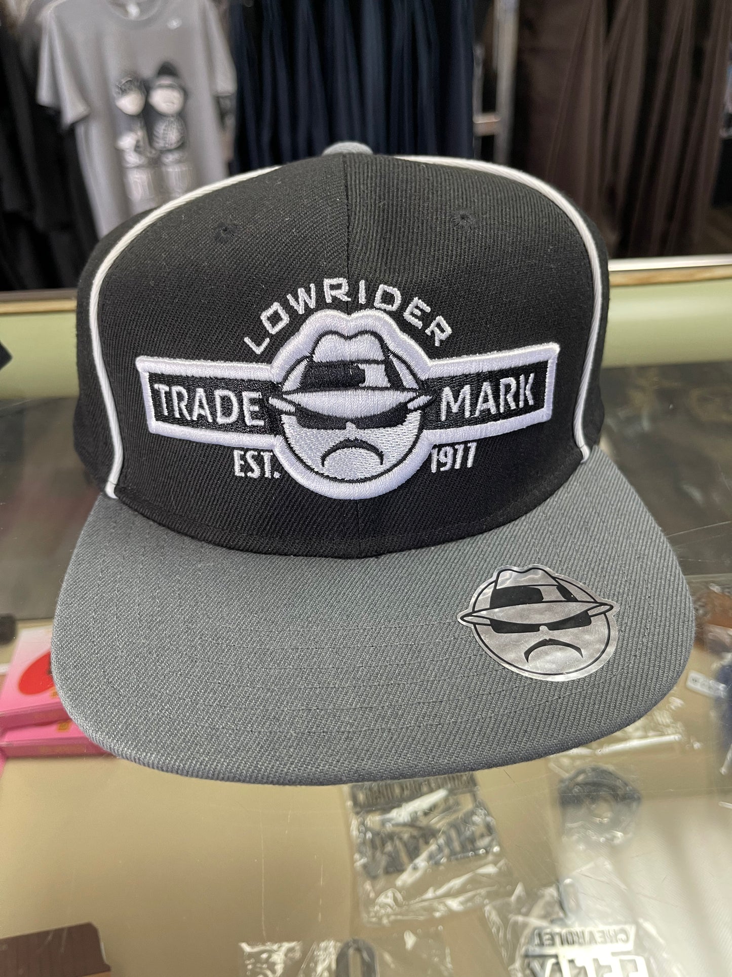 Lowrider Trademark Cap Black and Grey