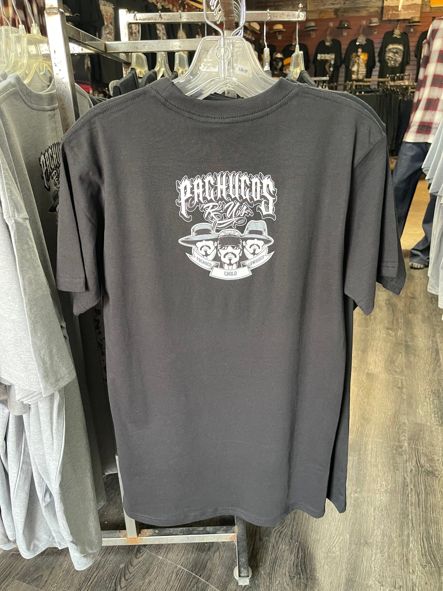 Pachucos R Us Tee (Blk & Grey) Limited Edition