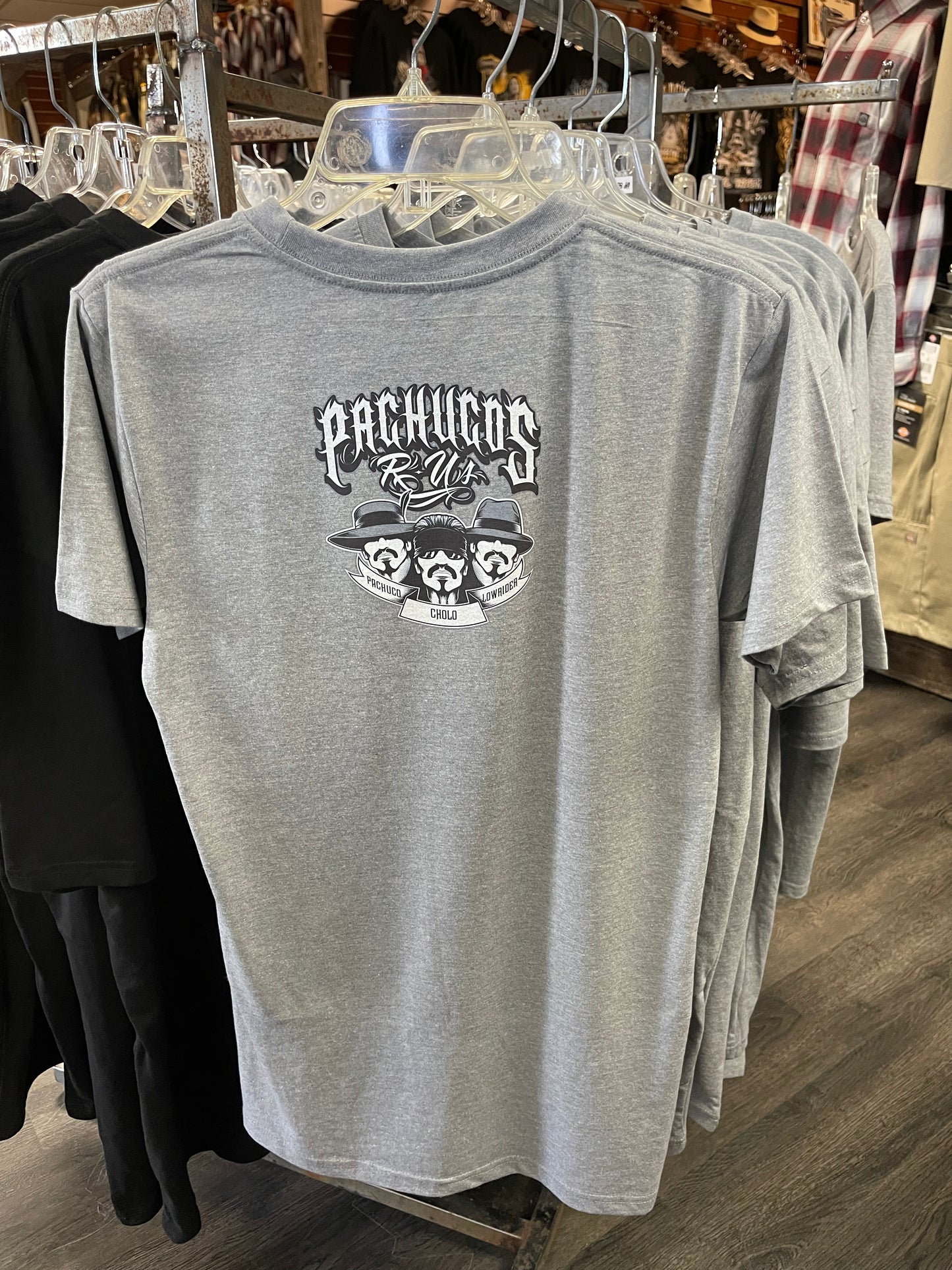 PachucosRus Cholo Brown Tee (Black, White, Grey)