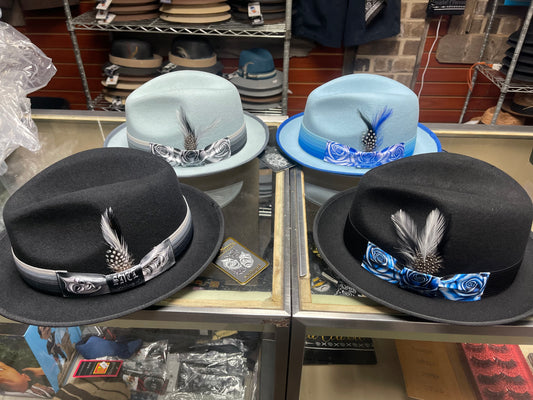 Freddy Negrete Australian Wool Felt Lowrider Hats - 4 colors