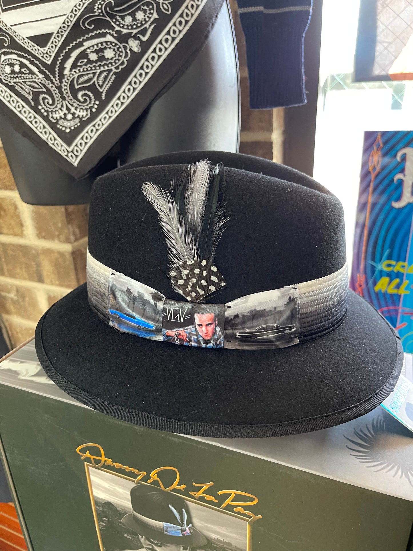 Danny De La Paz Ombré Black VGV Lowrider Hat