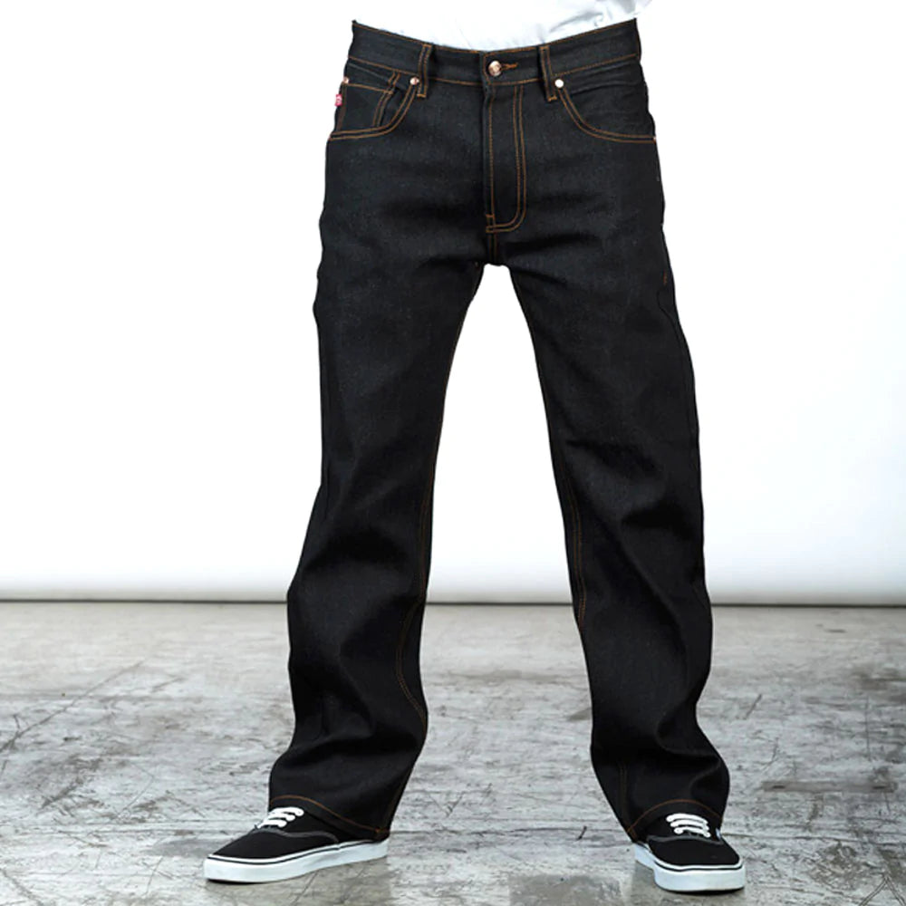 Lowrider Classic Relax Fit Denim Pant 30in. Length 2 Colors (Indigo and Black)